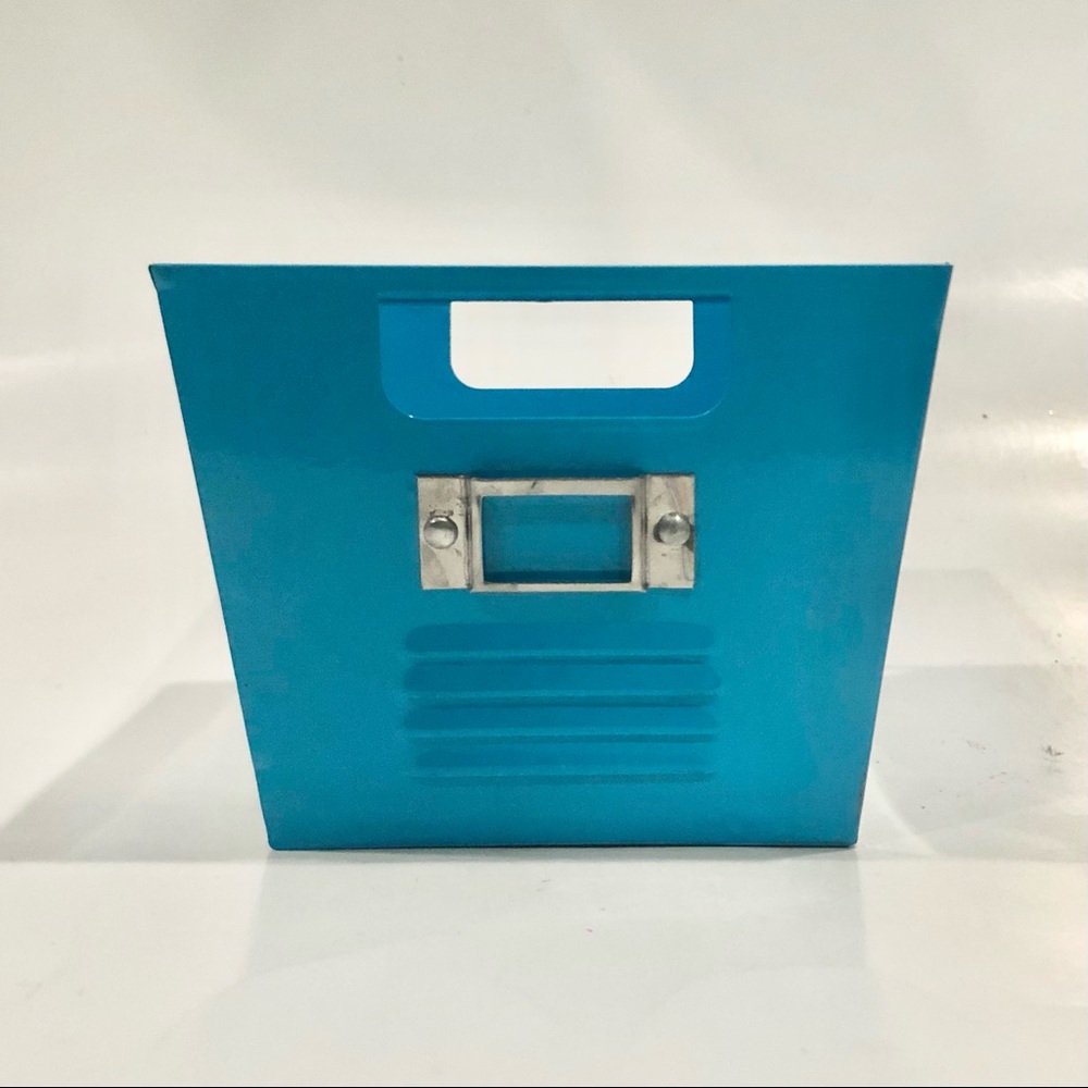 Turquoise Locker Inspired Tin Container - Picture 2 of 6
